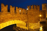 Verona by night, Italy