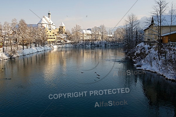 Winter in Füssen, Bavaria, Germany