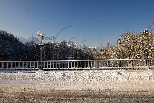 Winter in Füssen, Bavaria, Germany