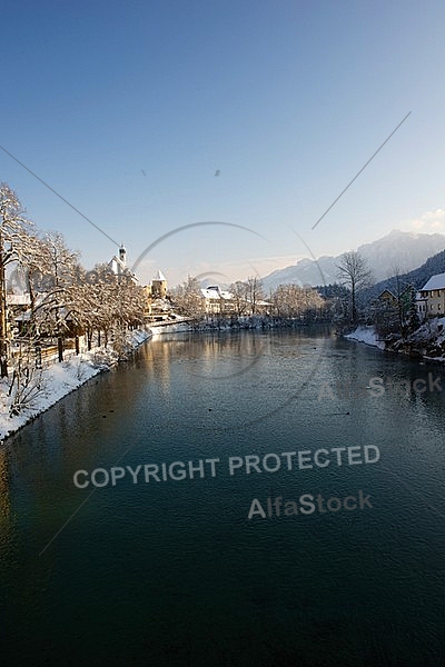 Winter in Füssen, Bavaria, Germany