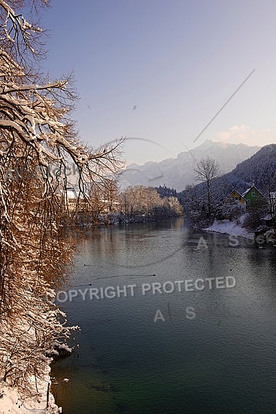 Winter in Füssen, Bavaria, Germany