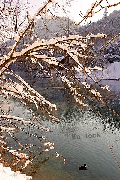 Winter in Füssen, Bavaria, Germany