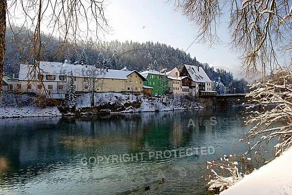 Winter in Füssen, Bavaria, Germany