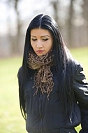 Young girl outdoor portrait