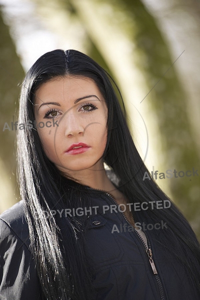 Young girl outdoor portrait