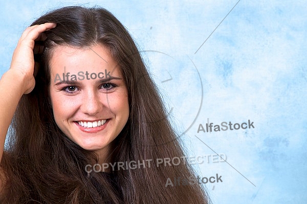 Young girl shooting