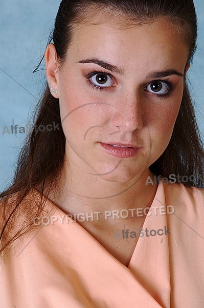 Young girl shooting