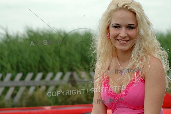 Young girl shooting