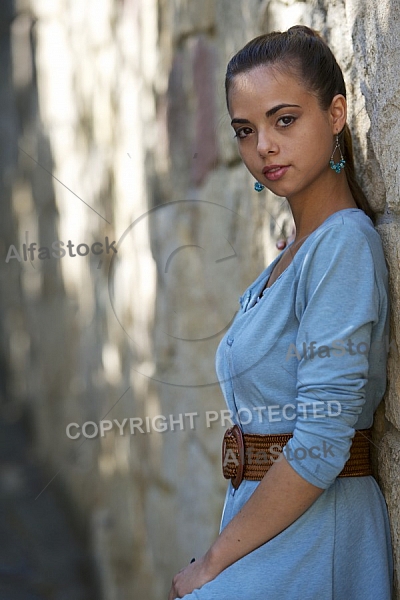 Young girl shooting