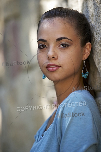 Young girl shooting