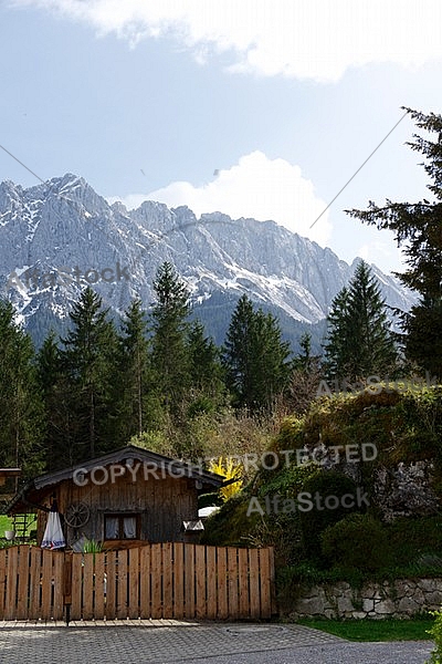 Zugspitze, Grainau, Alpen, Bayern, Germany