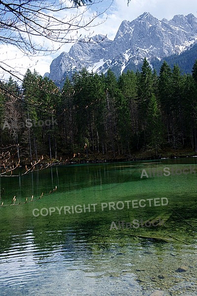 Zugspitze, Grainau, Alpen, Bayern, Germany