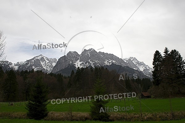 Zugspitze, Grainau, Alpen, Bayern, Germany