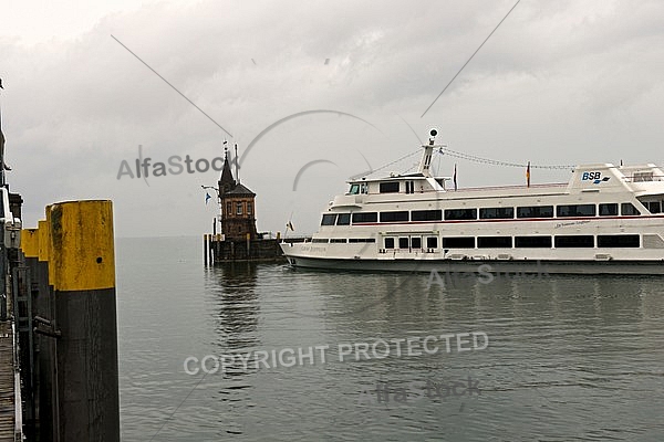 Boat on the Lake Constance in Germany
