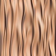 Cream-colored wave pattern background.