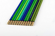 Green light Aquarell coloured pencil