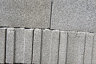 Grey formed concrete