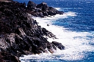 Meer, Stones, Tenerife in the Canary Islands, Spain, 1996