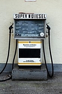 Old refuel station for diesel