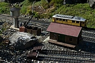 Rail transport modelling,  Mainau in Lake Constance, Germany