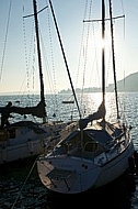 Sailing boat, Lake Garda, Italy
