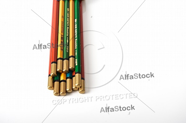 SAP Green Aquarell coloured pencil