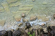 Stones, water