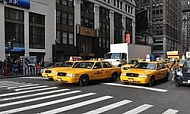 Taxis start in New York City, United States