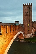 Verona by night, Italy