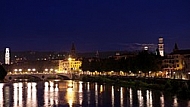 Verona by night, Italy
