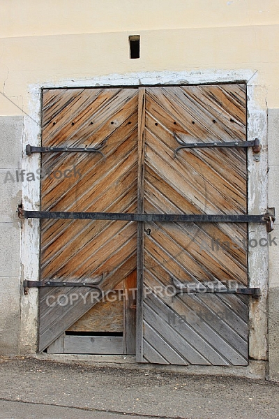 Wine cellar door, Nagymaros, Hungary 