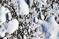 Winter, Stones, Background